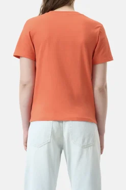 Closed Designer|Tops & T-shirts^Dames t-shirt korte mouw rood