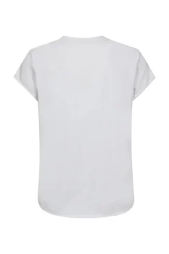 Mos Mosh Jeans & Casuals|Tops & T-shirts^Dames t-shirt korte mouw wit