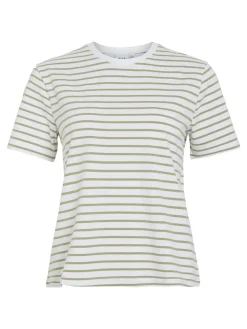 Vila Jeans & Casuals|Tops & T-shirts^Dames t-shirt korte mouw wit