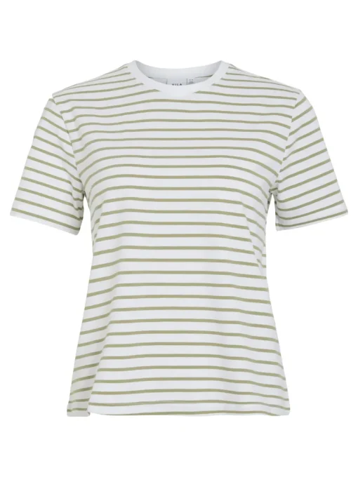 Vila Jeans & Casuals|Tops & T-shirts^Dames t-shirt korte mouw wit