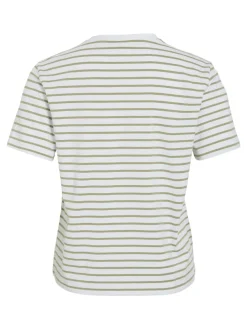 Vila Jeans & Casuals|Tops & T-shirts^Dames t-shirt korte mouw wit