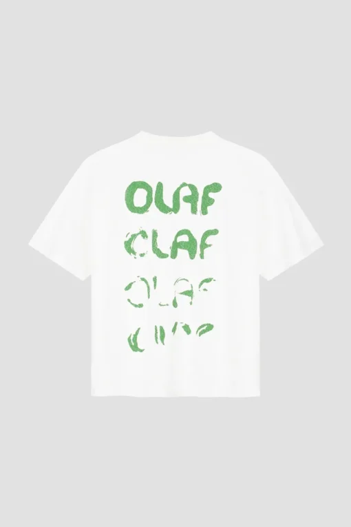 Olaf Hussein Jeans & Casuals|Tops & T-shirts^Dames t-shirt korte mouw wit