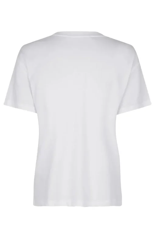 Samsøe Samsøe Jeans & Casuals|Tops & T-shirts^Dames t-shirt korte mouw wit