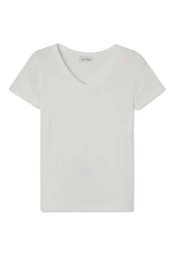 American Vintage Jeans & Casuals|Tops & T-shirts^Dames t-shirt korte mouw wit