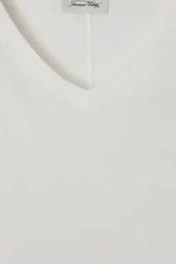 American Vintage Jeans & Casuals|Tops & T-shirts^Dames t-shirt korte mouw wit