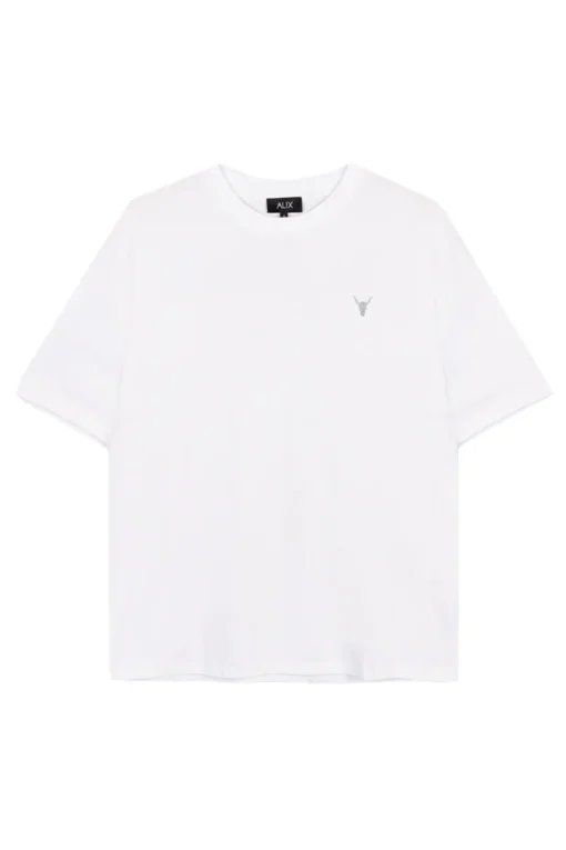 Alix the Label Jeans & Casuals|Tops & T-shirts^Dames t-shirt korte mouw wit