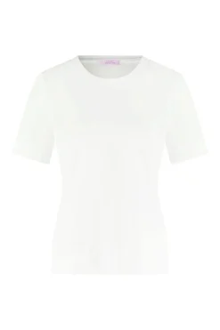 Studio Anneloes Jeans & Casuals|Tops & T-shirts^Dames t-shirt korte mouw wit