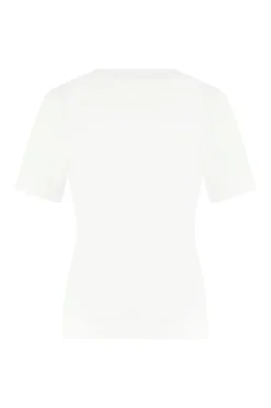 Studio Anneloes Jeans & Casuals|Tops & T-shirts^Dames t-shirt korte mouw wit