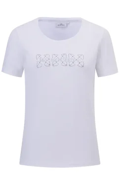HV Society Modern Classics|Tops & T-shirts^Dames t-shirt korte mouw wit