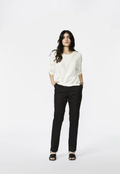 Xandres Outlet^Dames t-shirt korte mouw wit