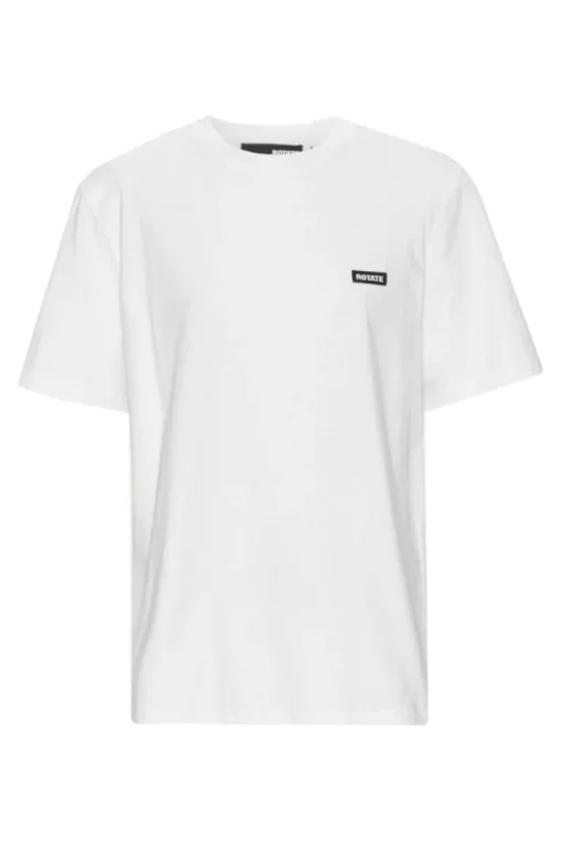 Rotate Designer|Tops & T-shirts^Dames t-shirt korte mouw wit
