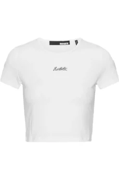 Rotate Designer|Tops & T-shirts^Dames t-shirt korte mouw wit