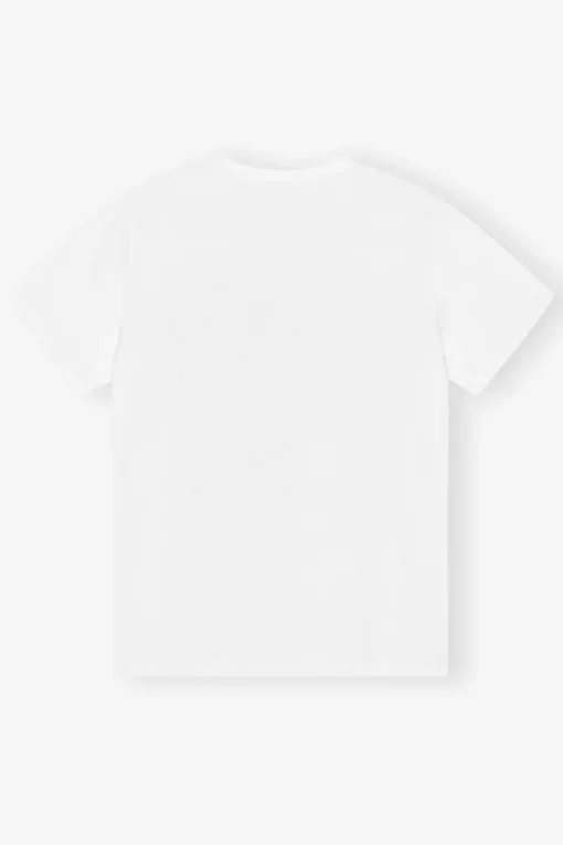 Ganni Designer|Tops & T-shirts^Dames t-shirt korte mouw wit