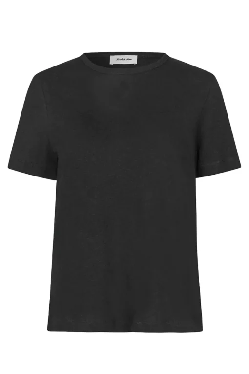 Modström Jeans & Casuals|Tops & T-shirts^Dames t-shirt korte mouw zwart