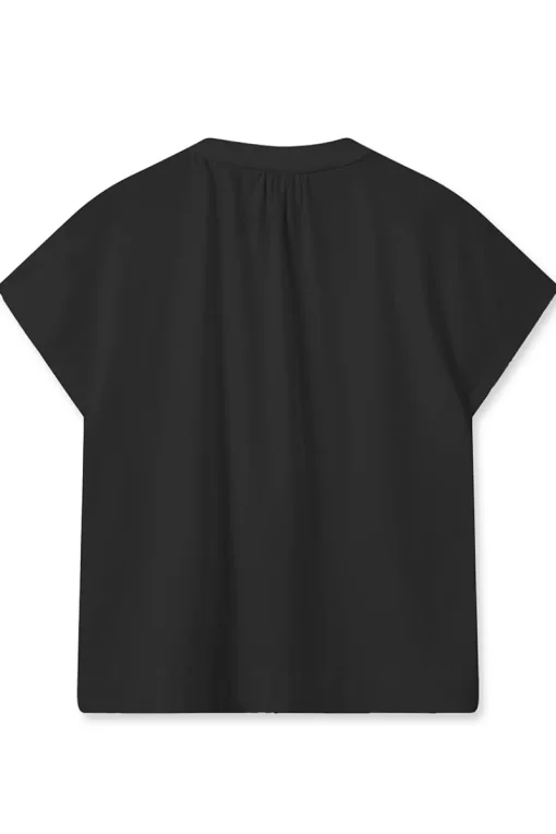 Mos Mosh Jeans & Casuals|Tops & T-shirts^Dames t-shirt korte mouw zwart