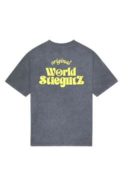 Stieglitz BV Jeans & Casuals|Tops & T-shirts^Dames t-shirt korte mouw zwart