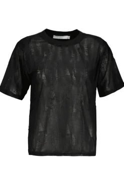 Iro Outlet^Dames t-shirt korte mouw zwart