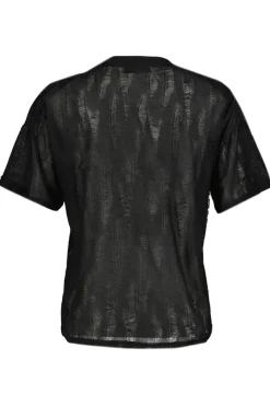 Iro Outlet^Dames t-shirt korte mouw zwart