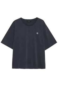 Anine Bing Designer|Tops & T-shirts^Dames t-shirt korte mouw zwart