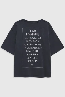 Anine Bing Designer|Tops & T-shirts^Dames t-shirt korte mouw zwart