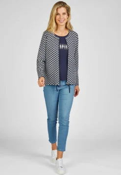 Rabe Outlet^Dames twinset blauw