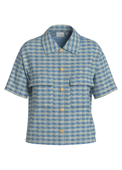 Vila Jeans & Casuals^Dames vest blauw