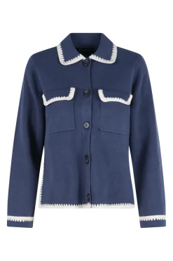 Repeat Modern Classics|Truien & Vesten^Dames vest blauw