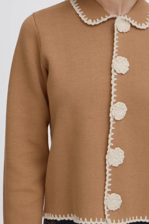 Atelier Reve Truien & Vesten^Dames vest bruin ${1}