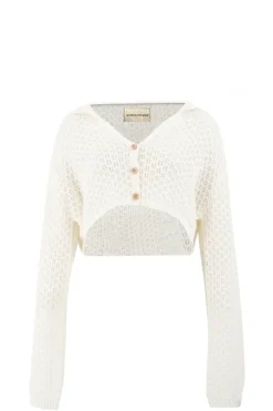 Moost Wanted Truien & Vesten^Dames vest ecru ${1}