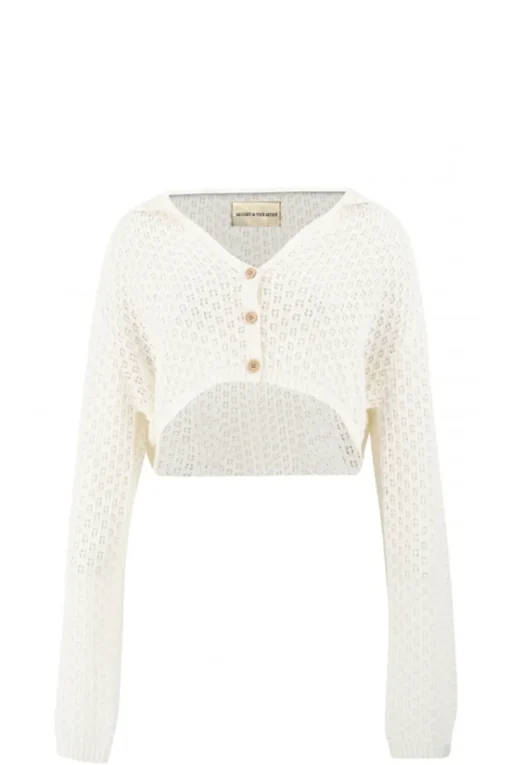 Moost Wanted Truien & Vesten^Dames vest ecru ${1}