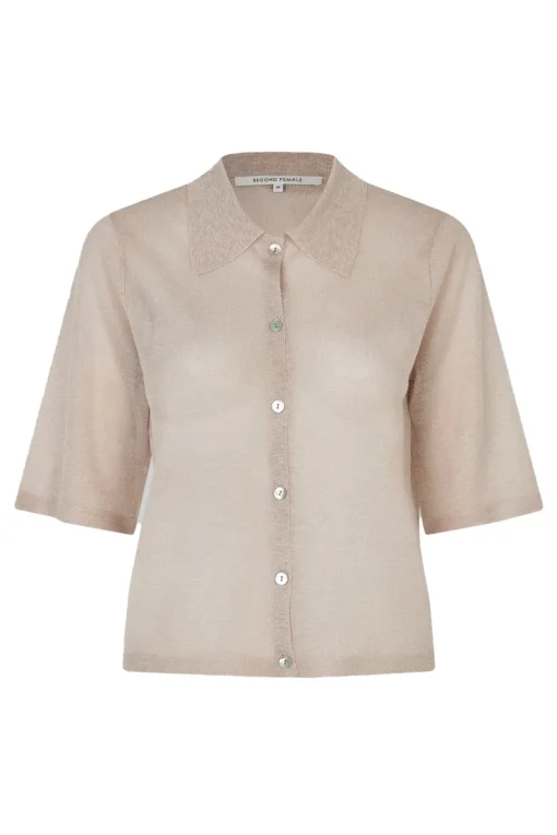 Second Female Jeans & Casuals|Truien & Vesten^Dames vest ecru