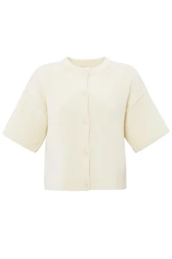 Yaya Jeans & Casuals|Truien & Vesten^Dames vest ecru