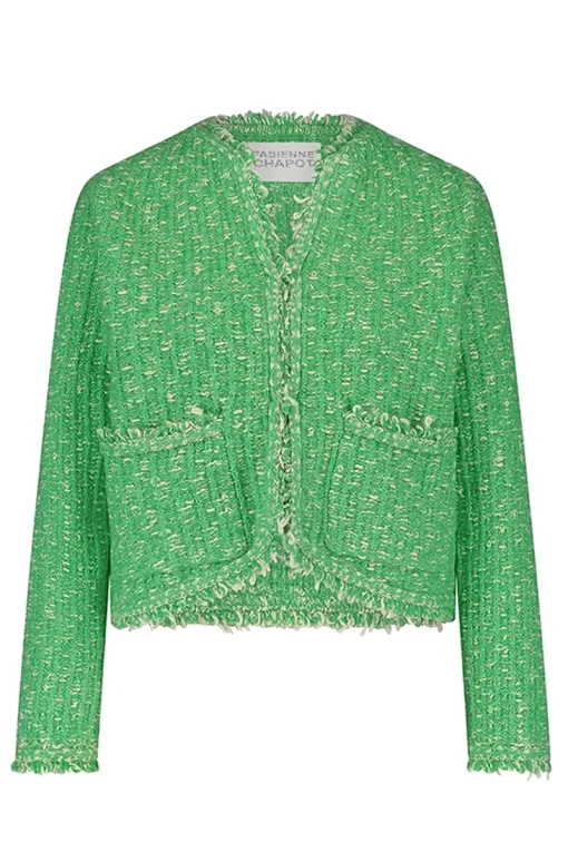 Fabienne Chapot Jeans & Casuals|Truien & Vesten^Dames vest groen