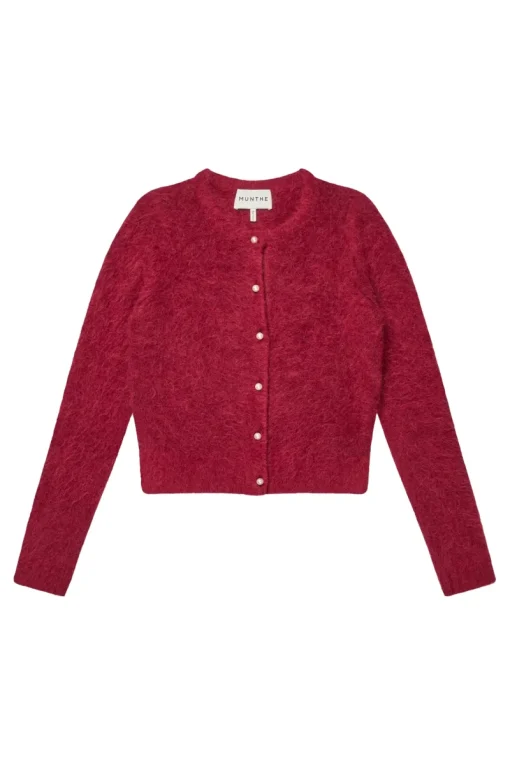 Munthe Designer|Truien & Vesten^Dames vest rood