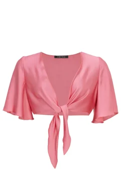 Swing Festive|Truien & Vesten^Dames vest rose