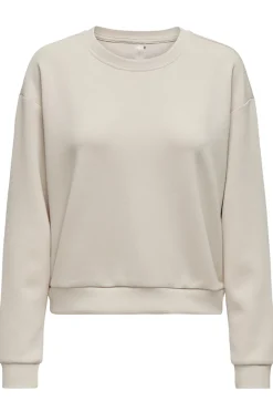 Only Play Sport Style|Jeans & Casuals^Fitness dames sweater grijs