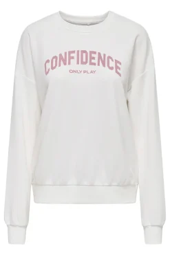 Only Play Sport Style|Jeans & Casuals^Fitness dames sweater wit