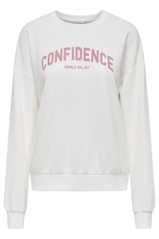 Only Play Sport Style|Jeans & Casuals^Fitness dames sweater wit