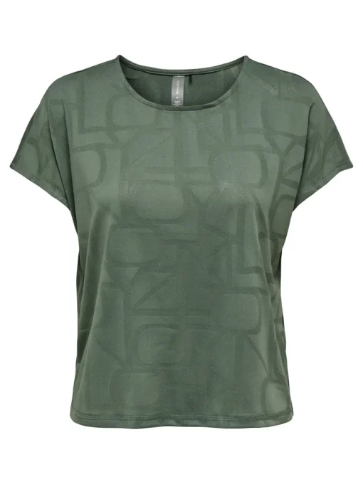 Only Play Sport Style|Jeans & Casuals^Fitness dames t-shirt km groen