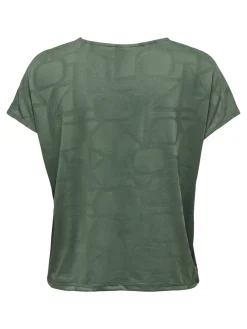 Only Play Sport Style|Jeans & Casuals^Fitness dames t-shirt km groen