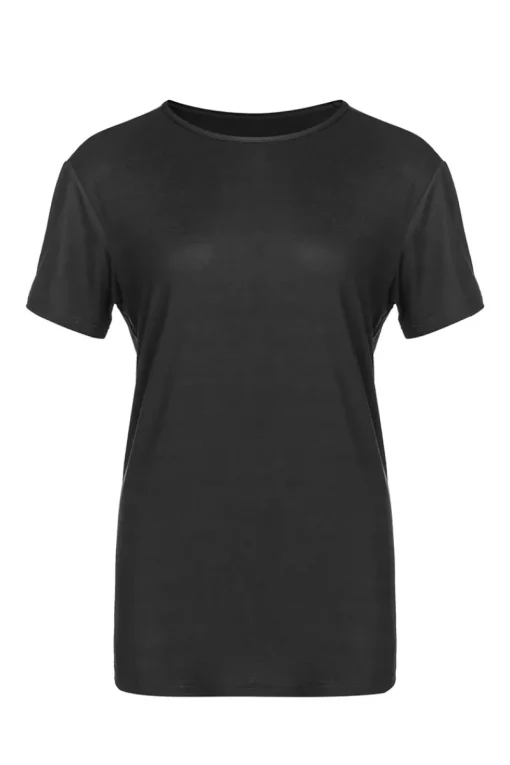 Athlecia Sport Style|Sportswear^Fitness dames t-shirt km zwart