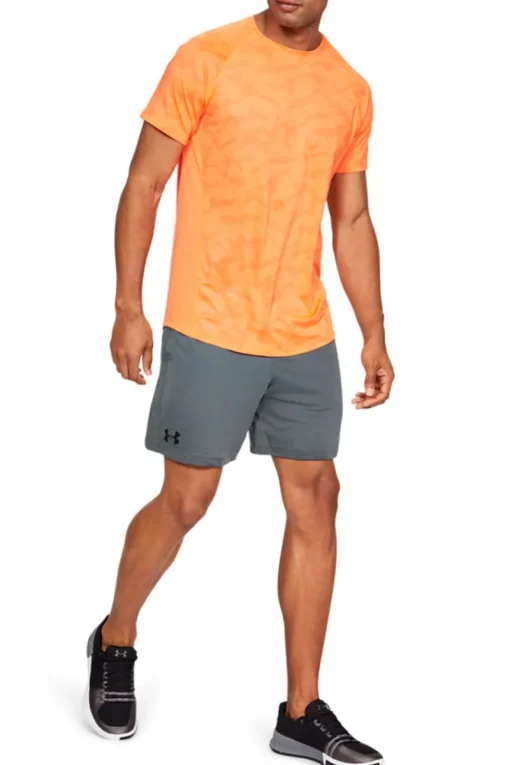 Under Armour Sport Style^Fitness heren short blauw