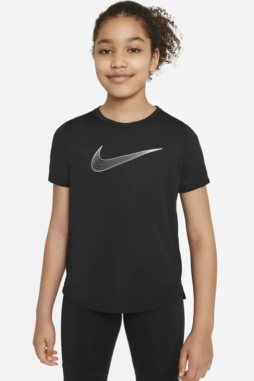 Nike Sportswear|Sport Style^Fitness meisjes t-shirt km zwart