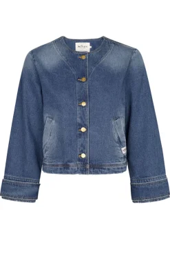 Soeurs de Provence Jeans & Casuals|Jassen & Bodywarmers^Florine Jacket Washed Blue