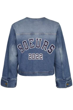 Soeurs de Provence Jeans & Casuals|Jassen & Bodywarmers^Florine Jacket Washed Blue
