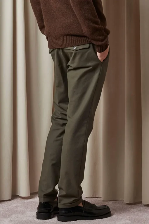NN07 Outlet^Heren chino groen