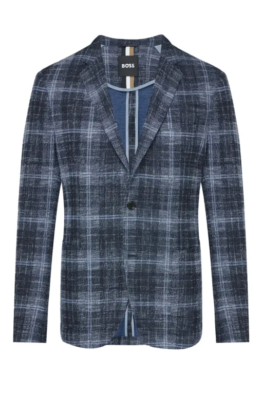 Boss Black Outlet^Heren colbert blauw