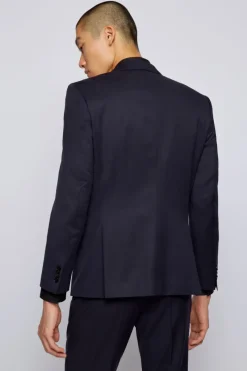 Boss Black Luxury|Colberts^Heren colbert blauw