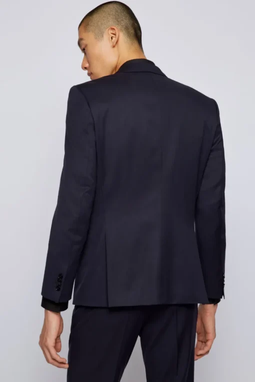 Boss Black Luxury|Colberts^Heren colbert blauw
