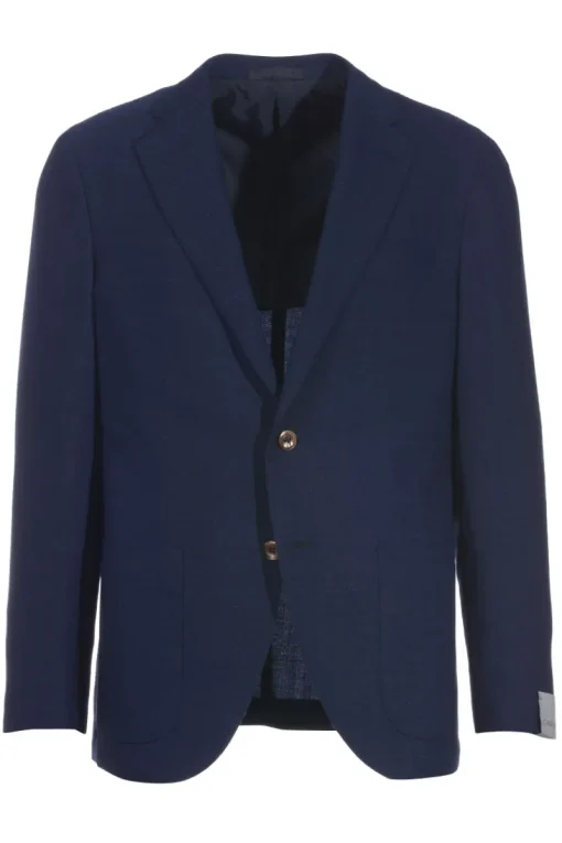 Caruso Outlet^Heren colbert blauw